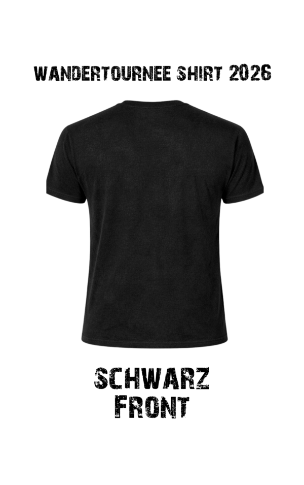 T-Shirt Wandertournee 2026 Schwarz
